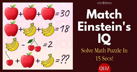 Albert Einstein Iq Test