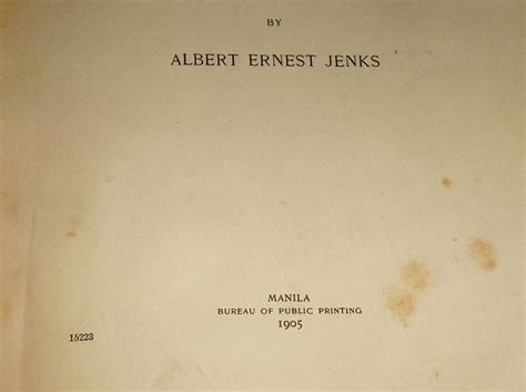 albert ernest jenks biography samples