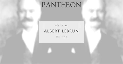 albert francois lebrun biography sample