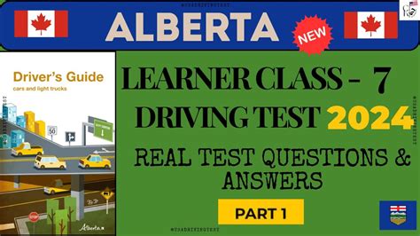 Alberta Driving Test Class 7