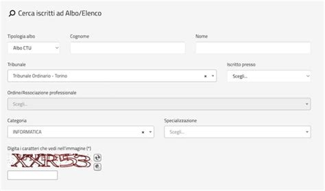 albo consulenti informatici