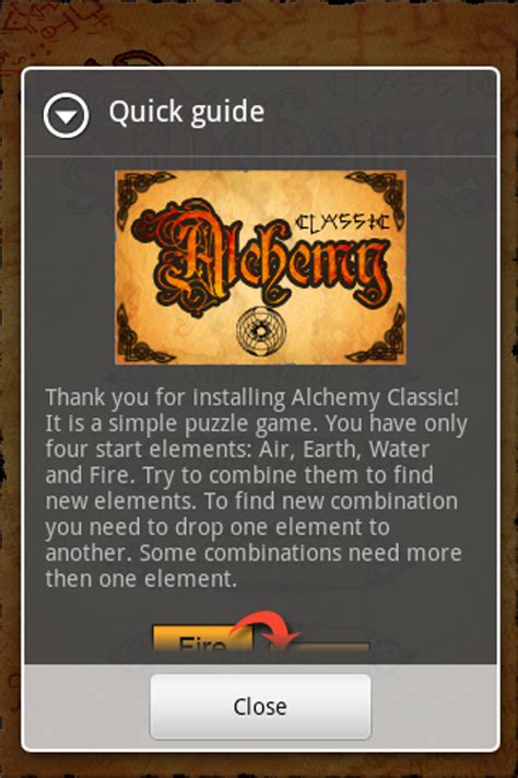 alchemy classic guide android