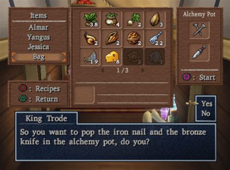 Alchemy Walkthrough Dragon Quest 8