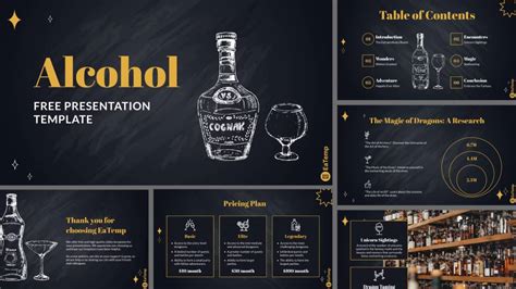 alcohol powerpoint template