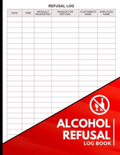 Read Alcohol Refusal Log Book 