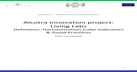 Download Alcotra Innovation Project Living Labs 