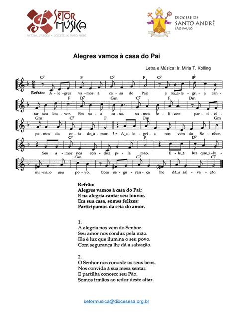 Alegres Vamos A Casa Do Pai