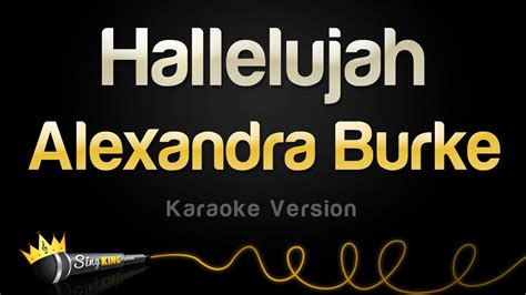 alexandra burke hallelujah midi karaoke