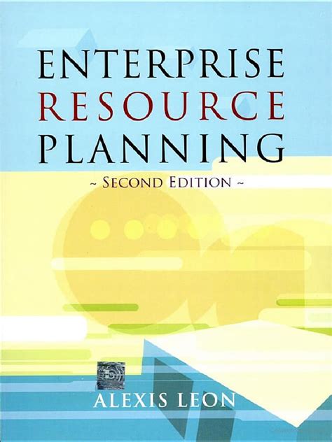 Read Alexis Leon Enterprise Resource Planning First Edition 