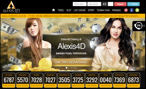 ALEXIS4D RESULT LOGIN & DAFTAR ASLI MENANG TERUS PASTI BAYAR