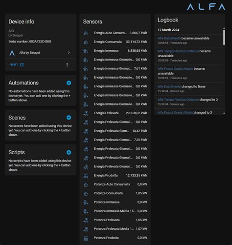Alfa Sinapsi Home Assistant