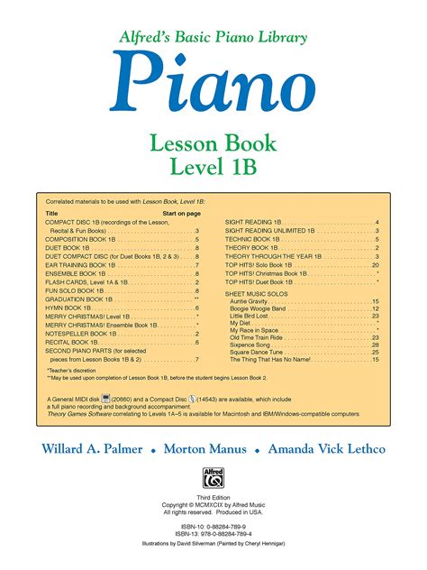 Read Online Alfreds Basic Piano Library Lesson Book Bk 1B 
