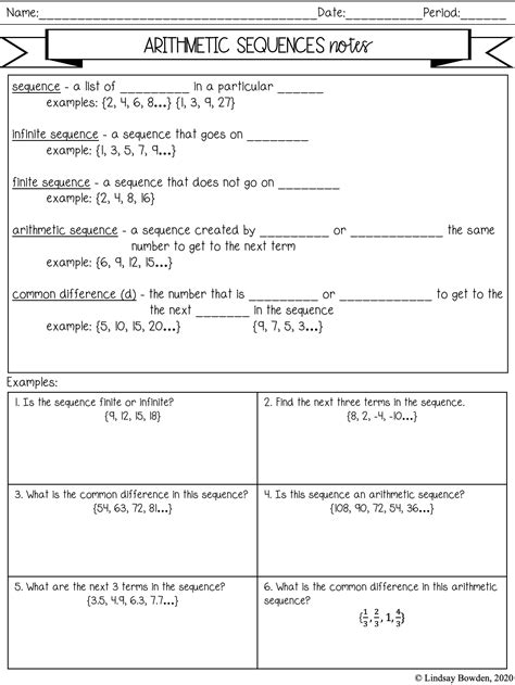 Algebra 1 Arithmetic Sequence Worksheet Free Download On Arithmetic Sequence And Series Worksheet - Arithmetic Sequence And Series Worksheet