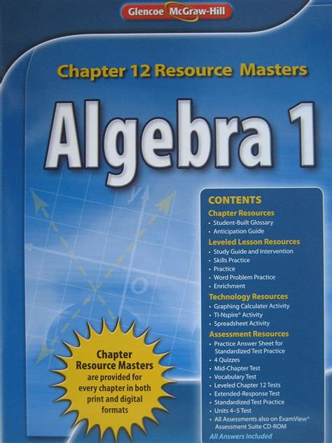 Algebra 1 Chapter 12 Worked Out Solutions Key