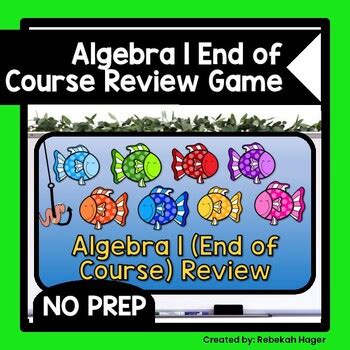 Algebra 1 End Of Course Exam Study Guide