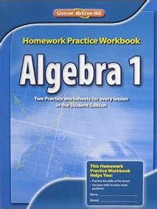 Algebra 1 Homework Practice Workbook 2nd Edition Quizlet Homework Worksheet Answers - Homework Worksheet Answers