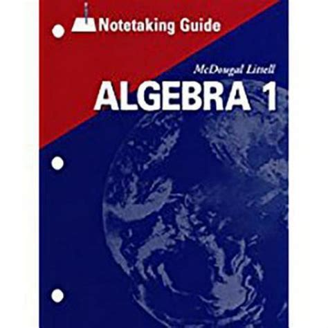 Algebra 1 Notetaking Guide 8