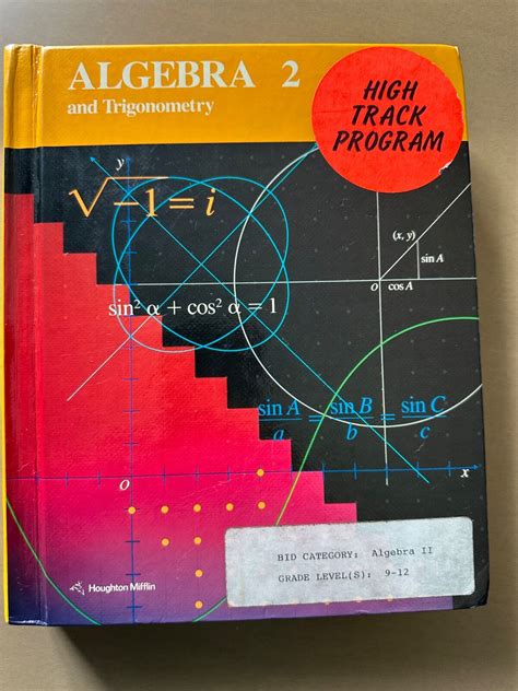 algebra 2 and trigonometry dolciani
