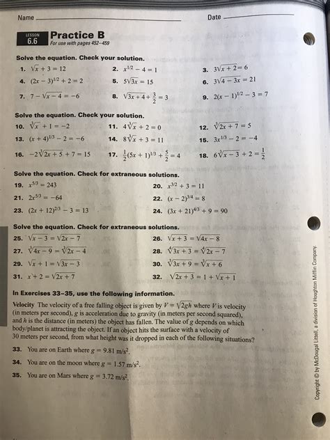 Algebra 2 Discovery Education Answer Key