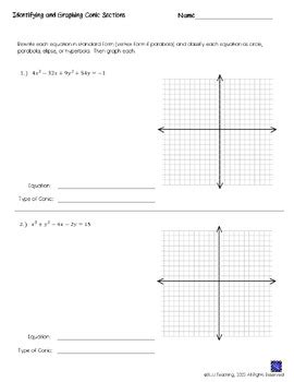 Algebra 2 Practice Packet Conic Sections