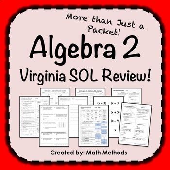 algebra 2 sol review packet name operations with rational