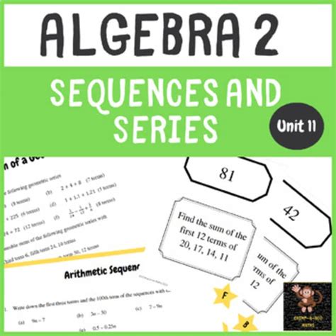 Algebra 2 Unit 11 Sequences And Series