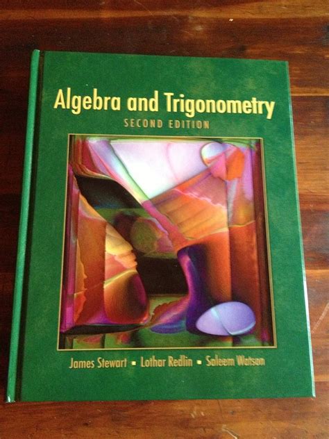 Algebra And Trigonometry Second Edition James Stewart
