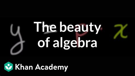 Algebra Basics Khan Academy Math Lesson - Math Lesson
