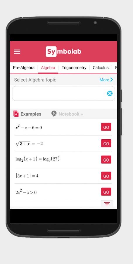Algebra Calculator Symbolab Math Answers With Work - Math Answers With Work