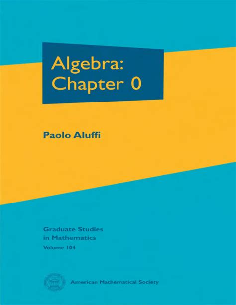 Algebra Chapter 0 5