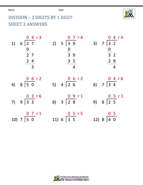Algebra Division Worksheet Grade 3 Mathaids - Division Worksheet Grade 3 Mathaids