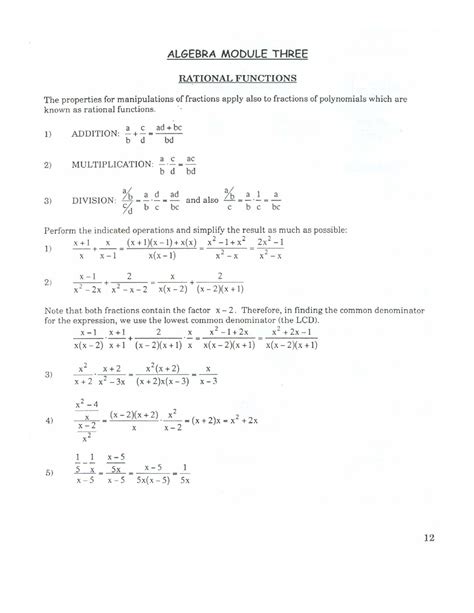 Algebra I Module 3 Teacher Materials Engageny