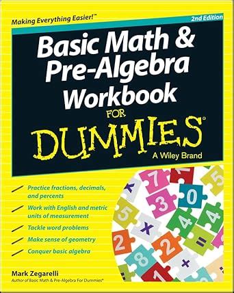 Algebra I Workbook For Dummies