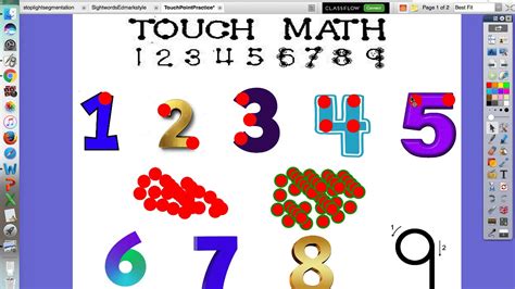 Algebra Touch Math Without Mistakes Touch Math 1 - Touch Math 1