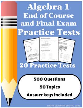 Download Algebra 1 End Of Course Assessment Sample Questions 