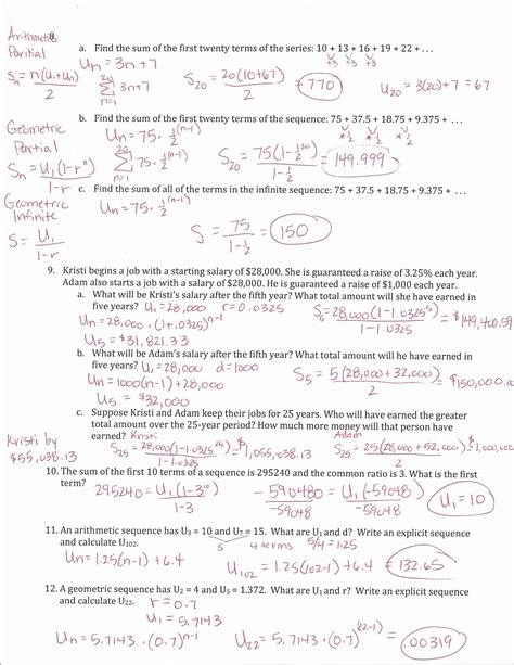 Full Download Algebra 1 Geometric Sequences Practice Answers Ebooks 