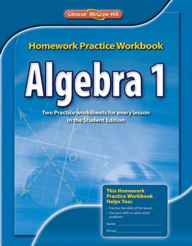 Read Online Algebra 1 Homework Practice Workbook Answers 