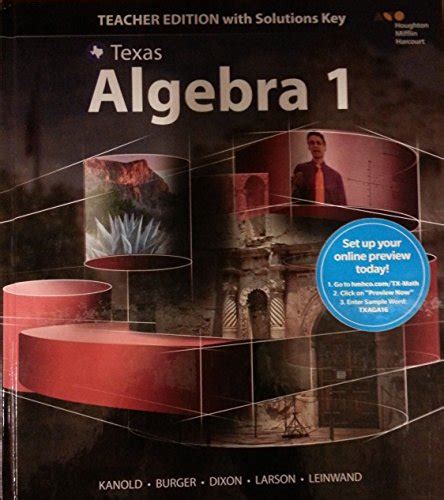 Download Algebra 1 Teacher Edition Answers 