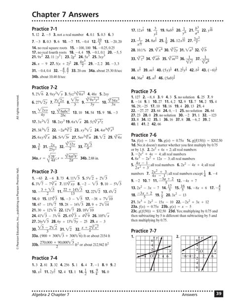 Read Algebra 2 Chapter 7 Mid Test Answers 