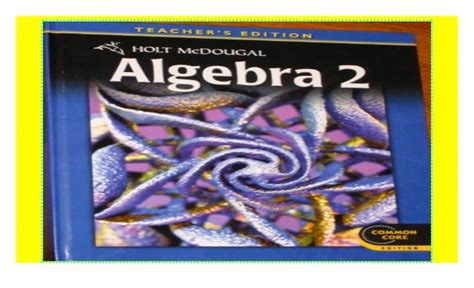 Full Download Algebra 2 Common Core Teache Edition 2012 