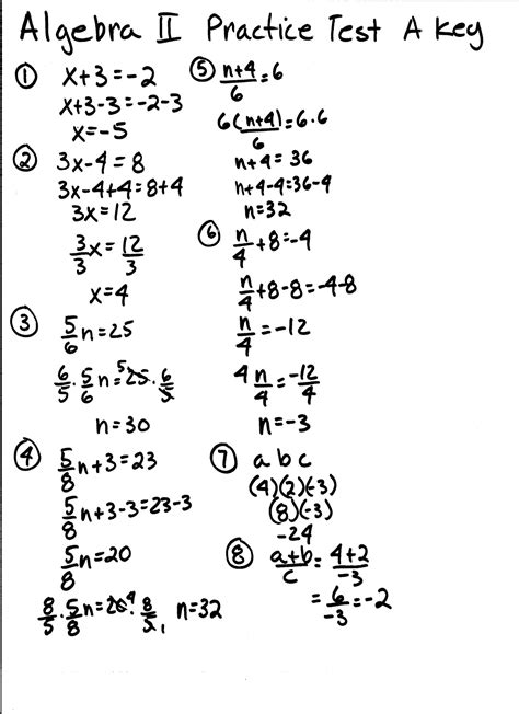 Read Algebra 2 Practice Test Chapter 1 