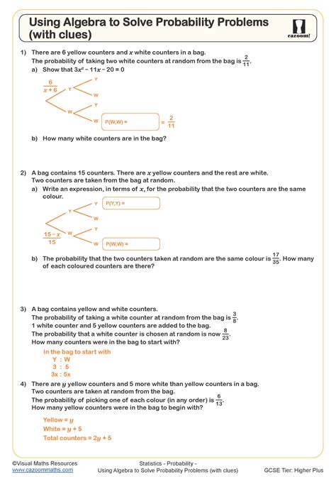 Read Online Algebra 2 Probability Notes 4 Probability Two Way 