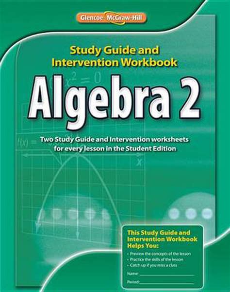 Download Algebra 2 Study Guide And Intervention Workbook 