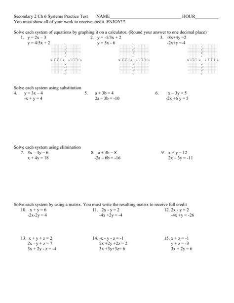 Full Download Algebra 2 Test Answers Houghton Chapter 3 