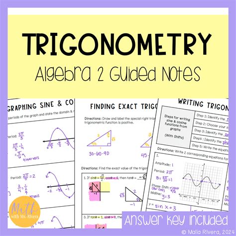 Read Online Algebra 2 With Trigonometry Sample Test 1 Answer Key 