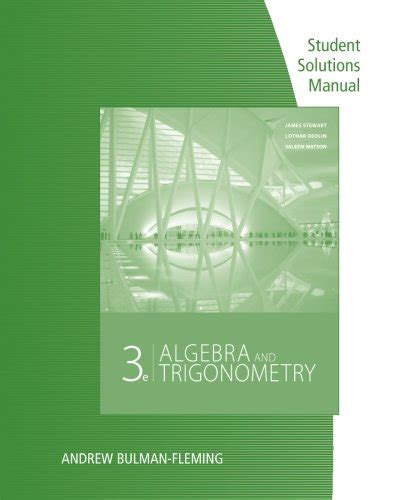 Read Algebra And Trigonometry 3Rd Edition Stewart Answers 