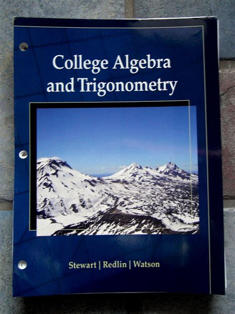 Download Algebra And Trigonometry 3Rd Edition Stewart Redlin Watson 