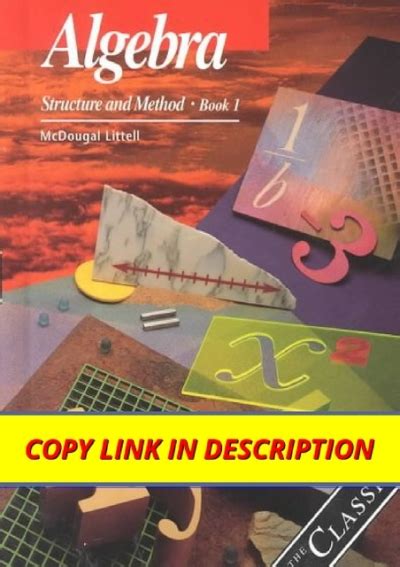Download Algebra Structure And Method Book 1 Pdf 