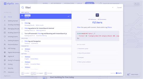 algolia sort search results