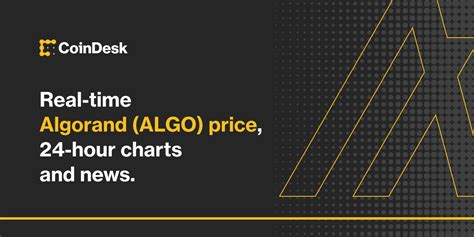 Algorand Price Algo Price Index And Chart Coindesk Algorand Coin Coingecko - Algorand Coin Coingecko